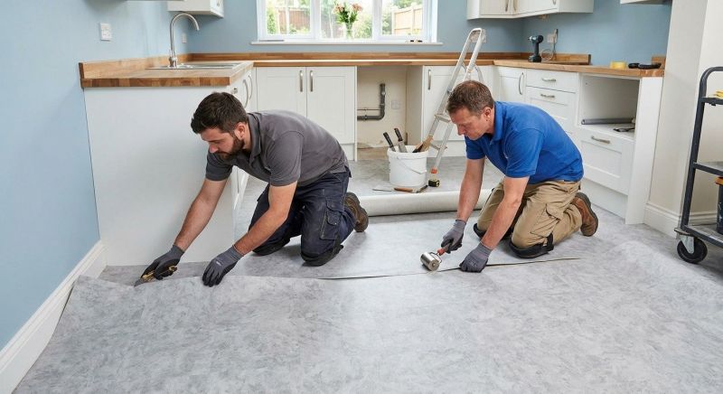Sheet Linoleum Installation in Denton, MD