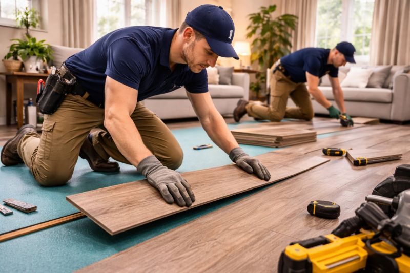 Laminate Floor Replacement in Camden Wyoming, DE