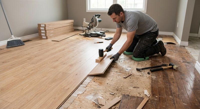 Laminate Floor Replacement in Ridgely, MD