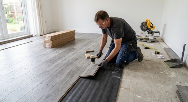 Laminate Floor Replacement in Townsend, DE