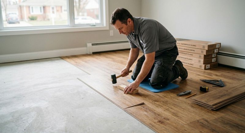 Linoleum Floor Installation in Felton, DE