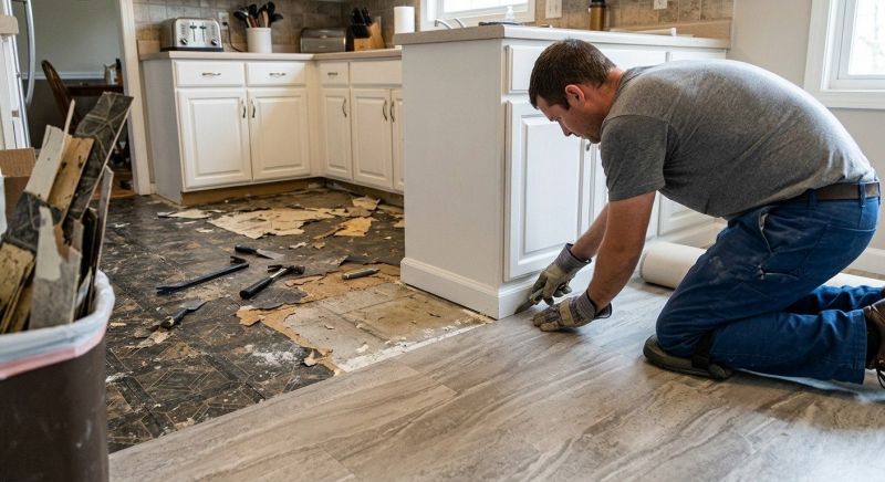 Linoleum Floor Installation in Houston, DE