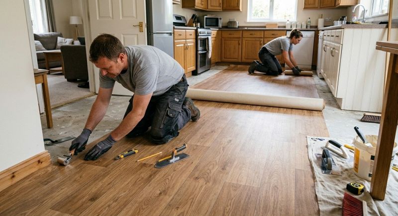 Linoleum Floor Installation in Kent County, DE
