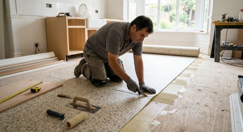 Linoleum Floor Installation in Magnolia, DE