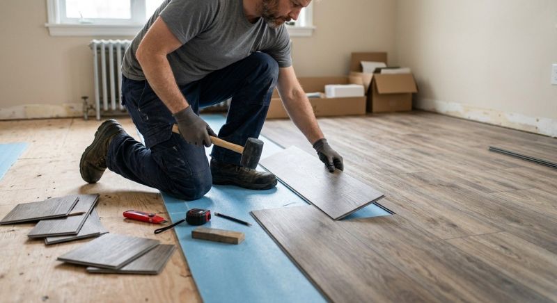 Linoleum Floor Installation in Viola, DE
