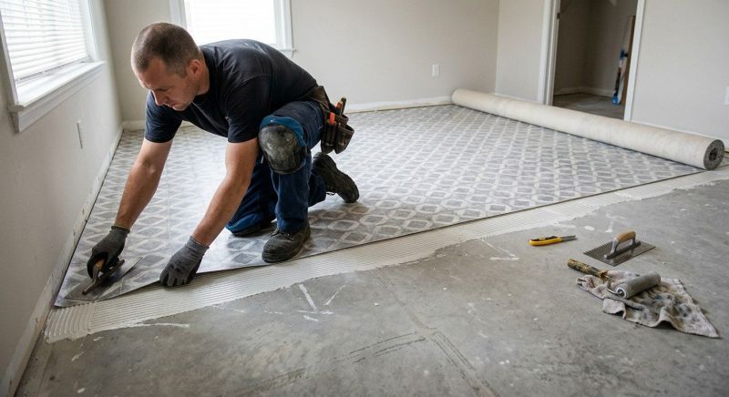 Sheet Flooring Installation in Denton, MD