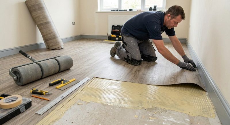 Sheet Flooring Installation in Dover, DE