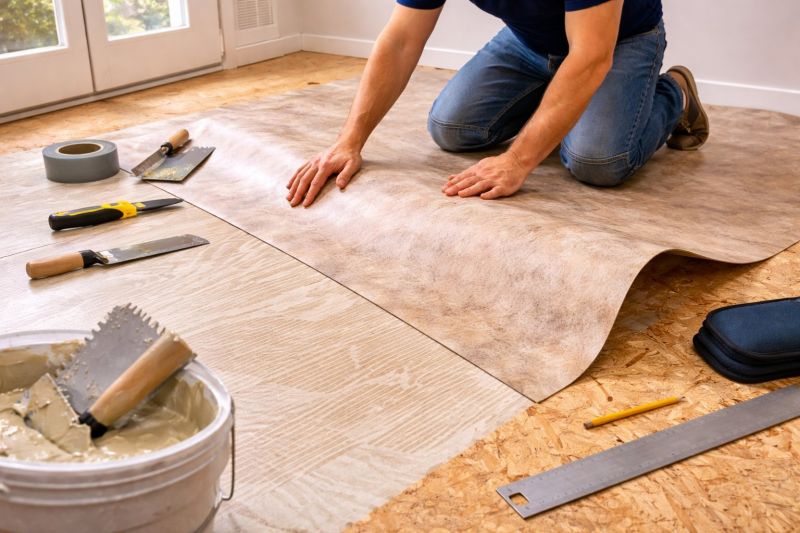 Sheet Flooring Installation in Houston, DE