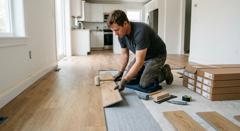 Vinyl Plank Floor Installation in Kent County, DE