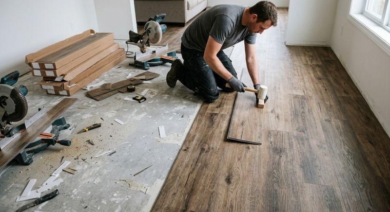 Vinyl Plank Floor Installation in Kent County, DE